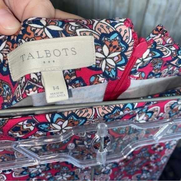 Talbots Pink Floral Paisley Mini Skirt - Picture 4 of 4